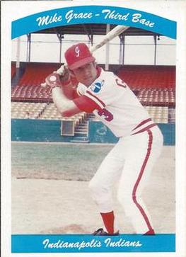 1980 Indianapolis Indians #4 Mike Grace Front