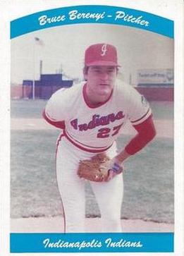 1980 Indianapolis Indians #9 Bruce Berenyi Front