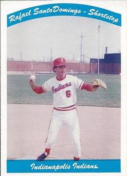 1980 Indianapolis Indians #22 Rafael Santo Domingo Front
