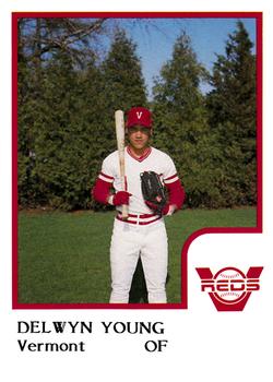 1986 ProCards Vermont Reds #NNO Delwyn Young Front