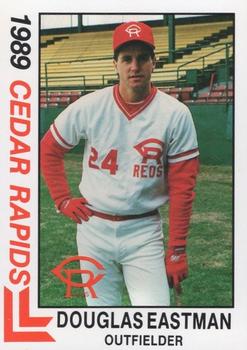 1989 Best Cedar Rapids Reds #20 Doug Eastman Front