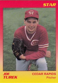 1989 Star Cedar Rapids Reds #20 Joe Turek Front
