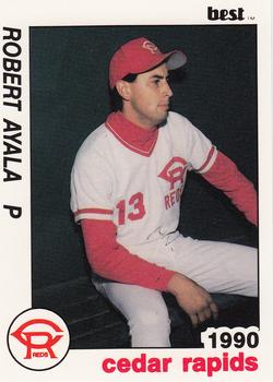 1990 Best Cedar Rapids Reds #15 Bobby Ayala Front