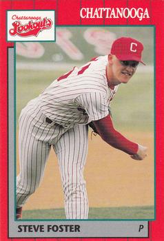 1990 Grand Slam Chattanooga Lookouts #14 Steve Foster Front
