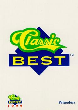 1992 Classic Best Charleston Wheelers #26 Logo Card Front