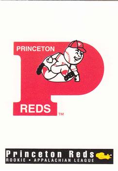 1994 Classic Best Princeton Reds #30 Checklist Front