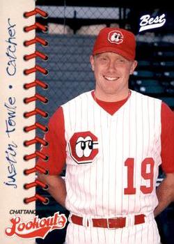 1997 Best Chattanooga Lookouts #24 Justin Towle Front