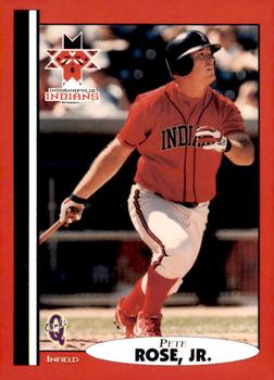1998 Blueline Q-Cards Indianapolis Indians #27 Pete Rose, Jr. Front