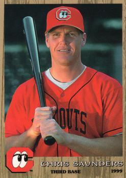 1999 Grandstand Chattanooga Lookouts #NNO Chris Saunders Front