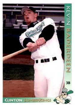 1999 Grandstand Clinton LumberKings #NNO Kevin Baderdeen Front