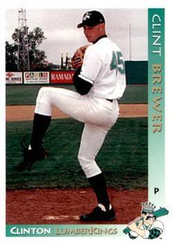 1999 Grandstand Clinton LumberKings #NNO Clint Brewer Front