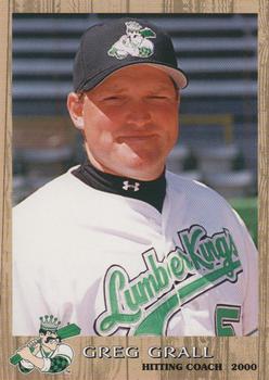 2000 Grandstand Clinton LumberKings #NNO Greg Grall Front