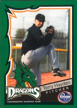 2000 Kroger Dayton Dragons #15 Terry Hayden Front