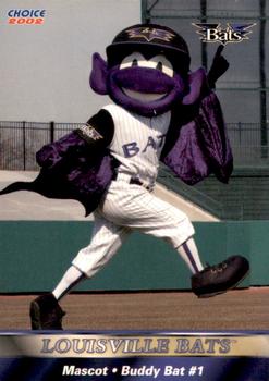 2002 Choice Louisville Bats #30 Buddy Bat Front