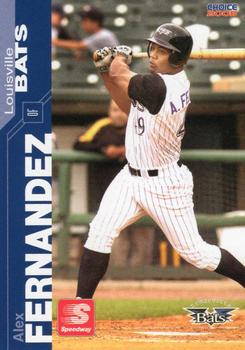2005 Choice Louisville Bats #6 Alex Fernandez Front