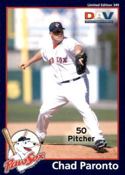 2010 DAV Minor / Independent / Summer Leagues #349 Chad Paronto Front