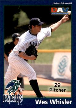 2010 DAV Minor / Independent / Summer Leagues #417 Wes Whisler Front