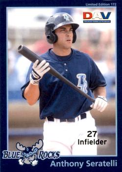 2010 DAV Minor / Independent / Summer Leagues #172 Anthony Seratelli Front
