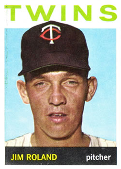 1964 Topps #341 Jim Roland Front