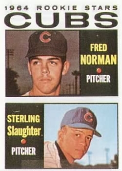 1964 Topps #469 Cubs 1964 Rookie Stars (Fred Norman / Sterling Slaughter) Front