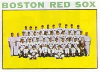 1964 Topps #579 Boston Red Sox Front