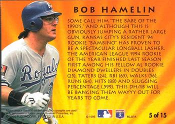 1995 Ultra - 2nd Year Standouts #5 Bob Hamelin Back