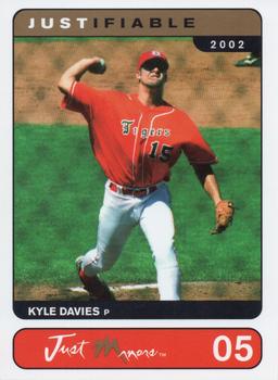 2002-03 Justifiable #5 Kyle Davies Front