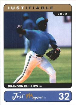 2002-03 Justifiable #32 Brandon Phillips Front