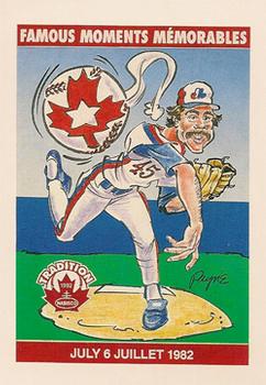 1992 Nabisco Canada Tradition #31 Famous Moments - July 6, 1982 Front