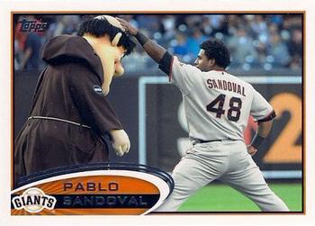 2012 Topps #185 Pablo Sandoval Front