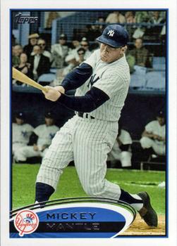 2012 Topps #7 Mickey Mantle Front