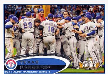 2012 Topps #59 Texas Rangers Front