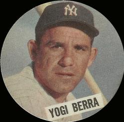 1961 Chemstrand Patches #NNO Yogi Berra Front