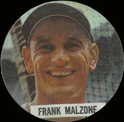 1961 Chemstrand Patches #NNO Frank Malzone Front