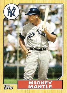 2012 Topps - 1987 Topps Minis #TM-96 Mickey Mantle Front