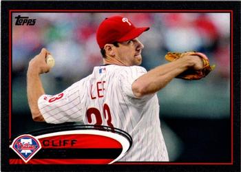 2012 Topps - Black #392 Cliff Lee Front