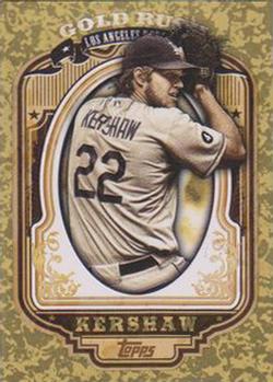 2012 Topps - Gold Rush Wrapper Redemption (Series 1) #14 Clayton Kershaw Front