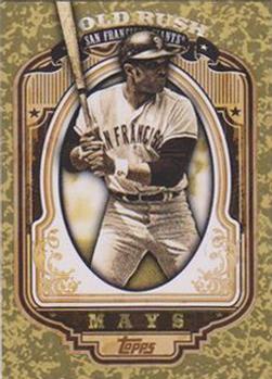 2012 Topps - Gold Rush Wrapper Redemption (Series 1) #20 Willie Mays Front