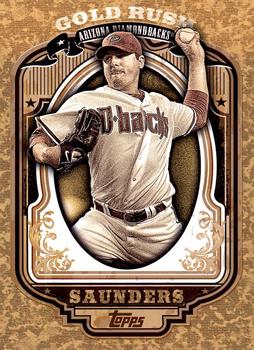 2012 Topps - Gold Rush Wrapper Redemption (Series 1) #73 Joe Saunders Front