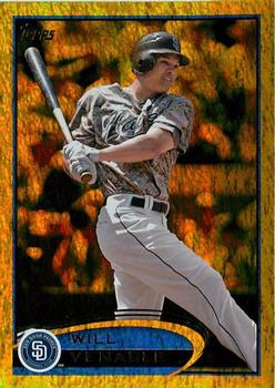 2012 Topps - Gold Sparkle #132 Will Venable Front