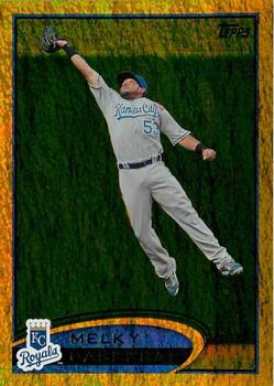 2012 Topps - Gold Sparkle #15 Melky Cabrera Front
