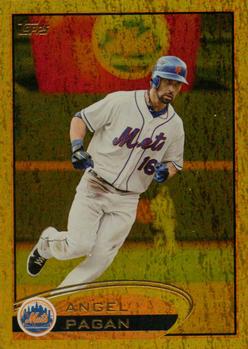 2012 Topps - Gold Sparkle #191 Angel Pagan Front