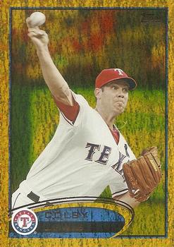 2012 Topps - Gold Sparkle #18 Colby Lewis Front