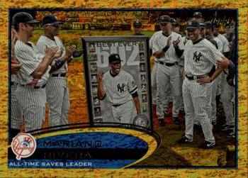 2012 Topps - Gold Sparkle #109 Mariano Rivera Front