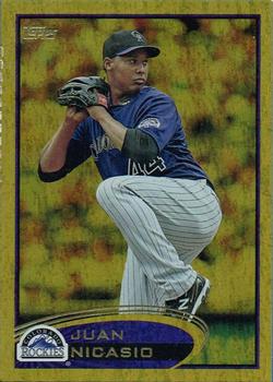 2012 Topps - Gold Sparkle #112 Juan Nicasio Front