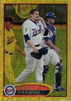 2012 Topps - Gold Sparkle #164 Carl Pavano Front