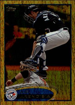 2012 Topps - Gold Sparkle #207 J.P. Arencibia Front
