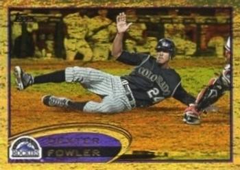 2012 Topps - Gold Sparkle #231 Dexter Fowler Front
