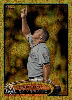 2012 Topps - Gold Sparkle #425 Carlos Zambrano Front
