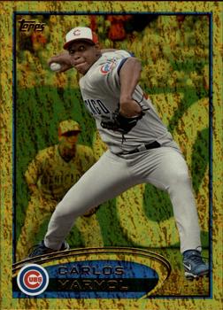 2012 Topps - Gold Sparkle #485 Carlos Marmol Front